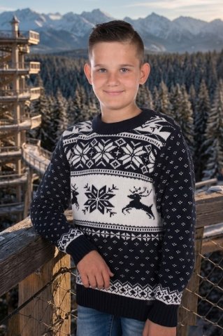 Dětský svetr Life modrý