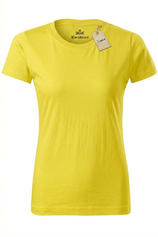 Tricou basic damă uni Ewident (190 g/m², 100% bumbac)
