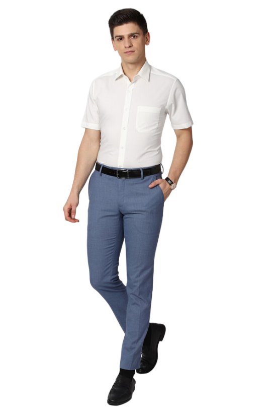 Koszula męska 44543 biała