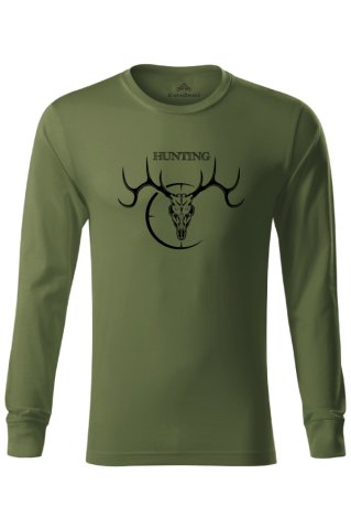 Tatoodeer hunting T-shirt green
