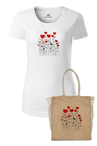 Tricou dama maneca scurta Frida alb MDZ1