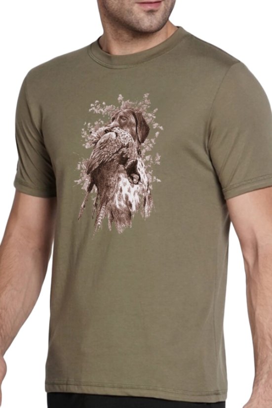 Muška lovačka majica – Lovinački pas u akciji