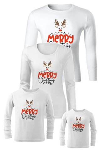 Vianočné tričko Merryrudi