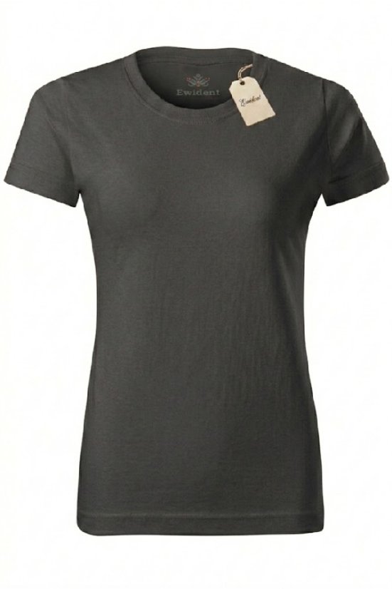 Tricou basic damă uni Ewident (190 g/m², 100% bumbac)