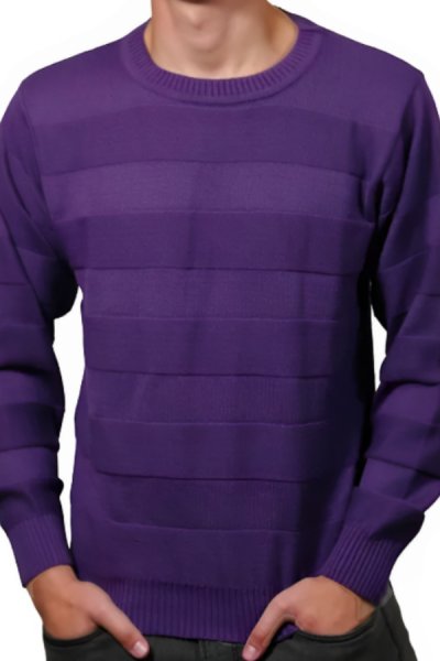 Férfi lila pulóver Milo