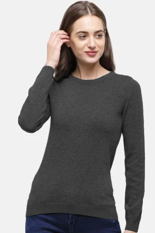 Ženski pulover 969188 grafitni