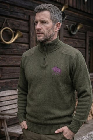 Lovački pulover HubodivZ s vezom