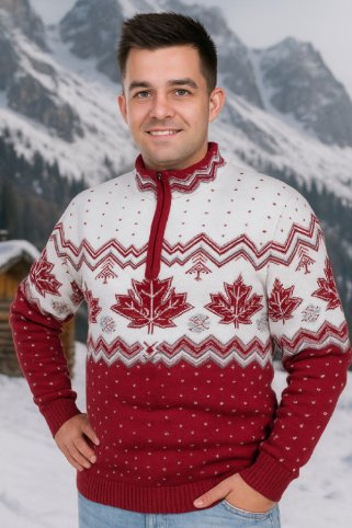 Pánsky nórsky sveter – Javor vínová