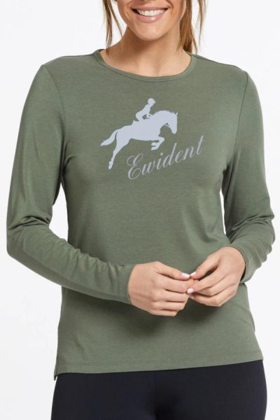 Ewtjump dámske tričko 100% bavlna zelená