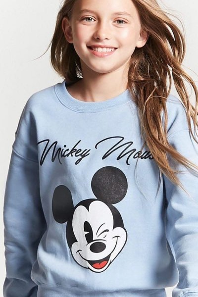 Mickey mouse kék melegítő felső lányoknak Mickeylaugh